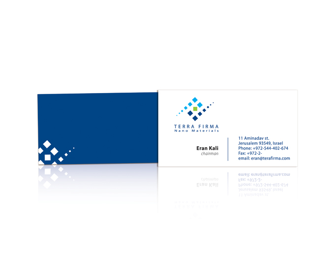 עיצוב כרטיס ביקור חברת Terra Firma