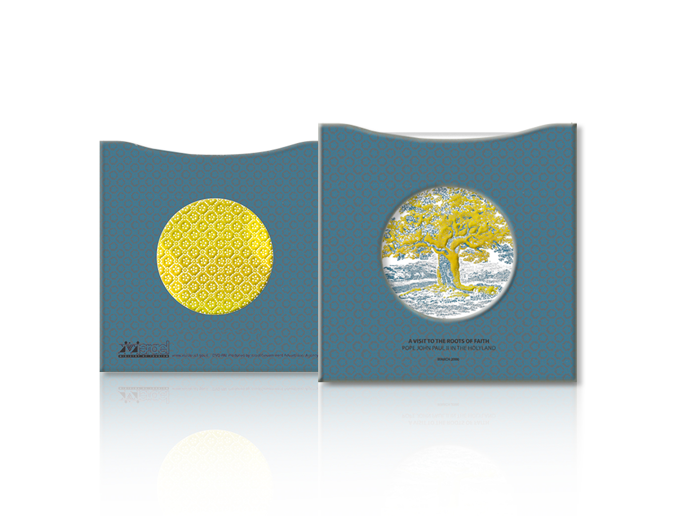 עיצוב מארז לתקליטור עבור ביקור האפיפיור בישראל