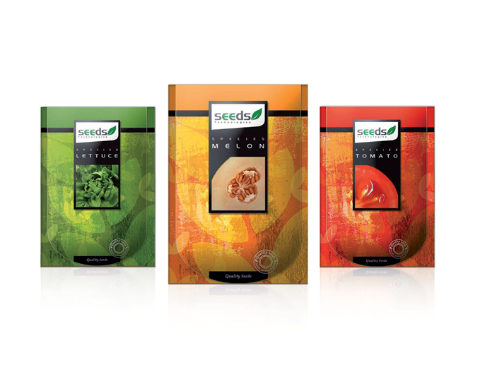 עיצוב אריזות מוצרים לחברת זרעים טכנולוגיות